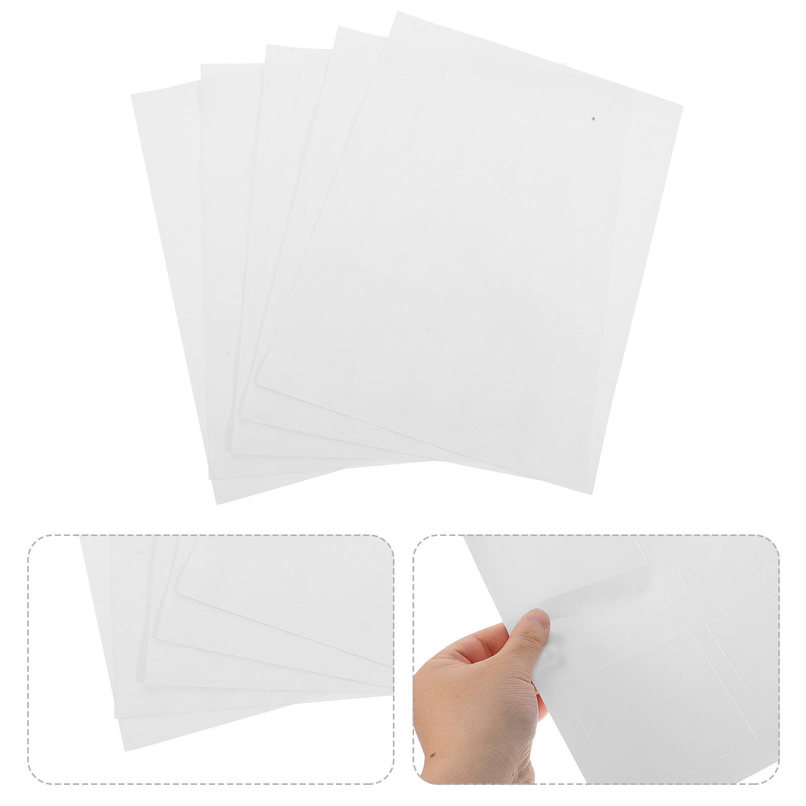 Sticker Label Template - 10 Adet Su Geçirmez Şarap Etiketi