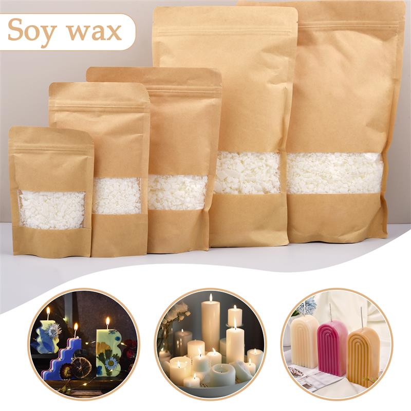 Candle Supplies Storage - 50-1000g Doğal Saf Soya Balmumu Pul