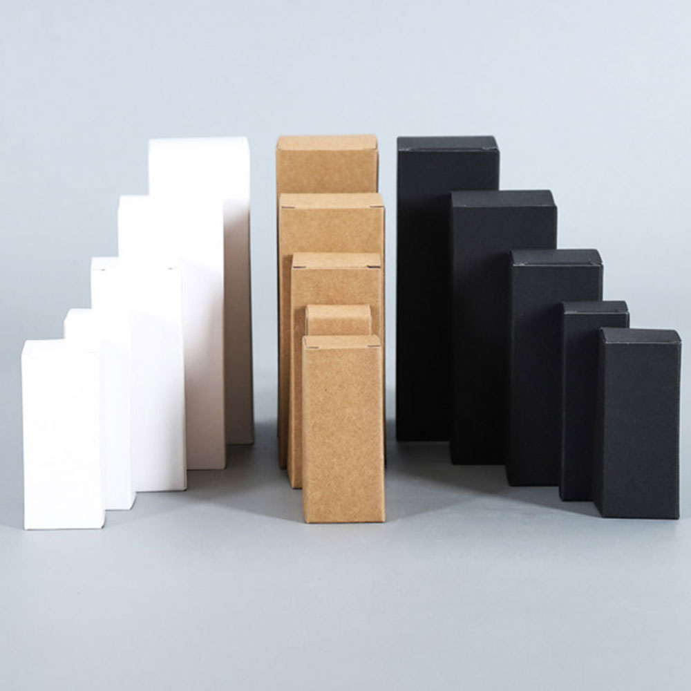 Kraft Paper Box - 100 adet boş Kraft el yapımı