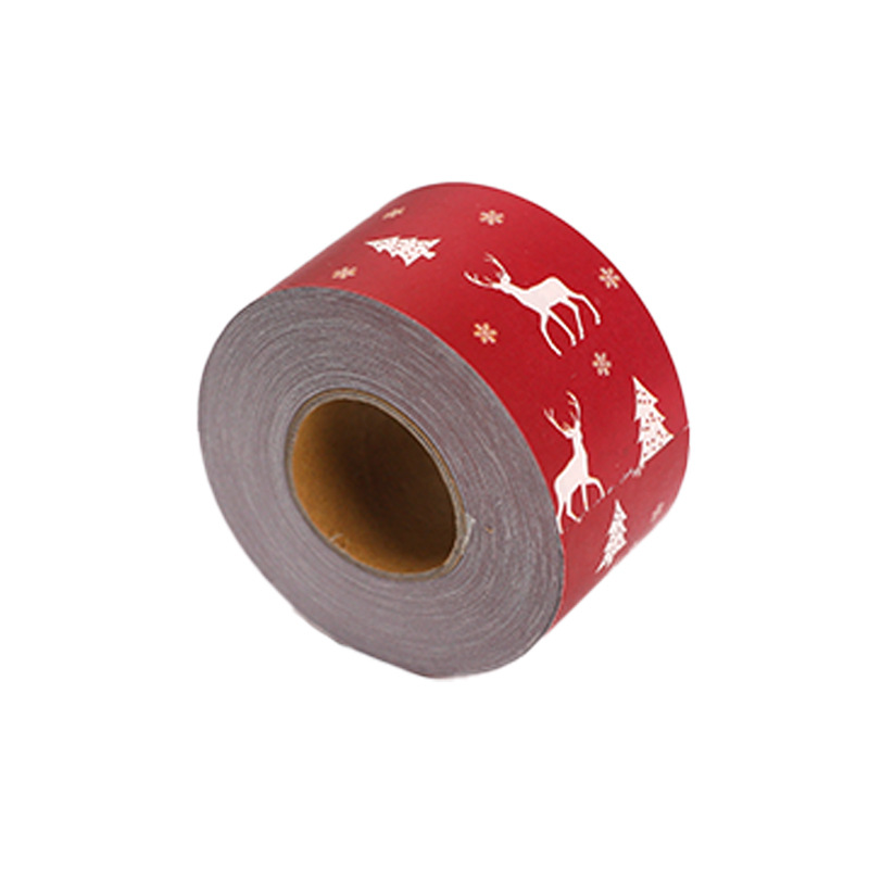 Kraft Paper Box - 5CMX50M Kraft Kağıt Yapışkan Bant Noel