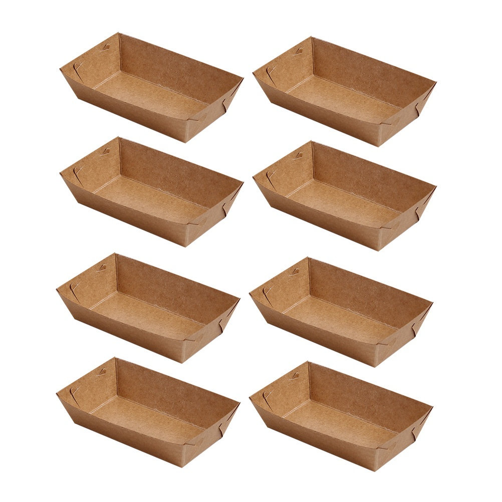 30 Adet Tek Kullanımlık Tekne  - Kraft Paper Box incelemesi ve fiyatı
