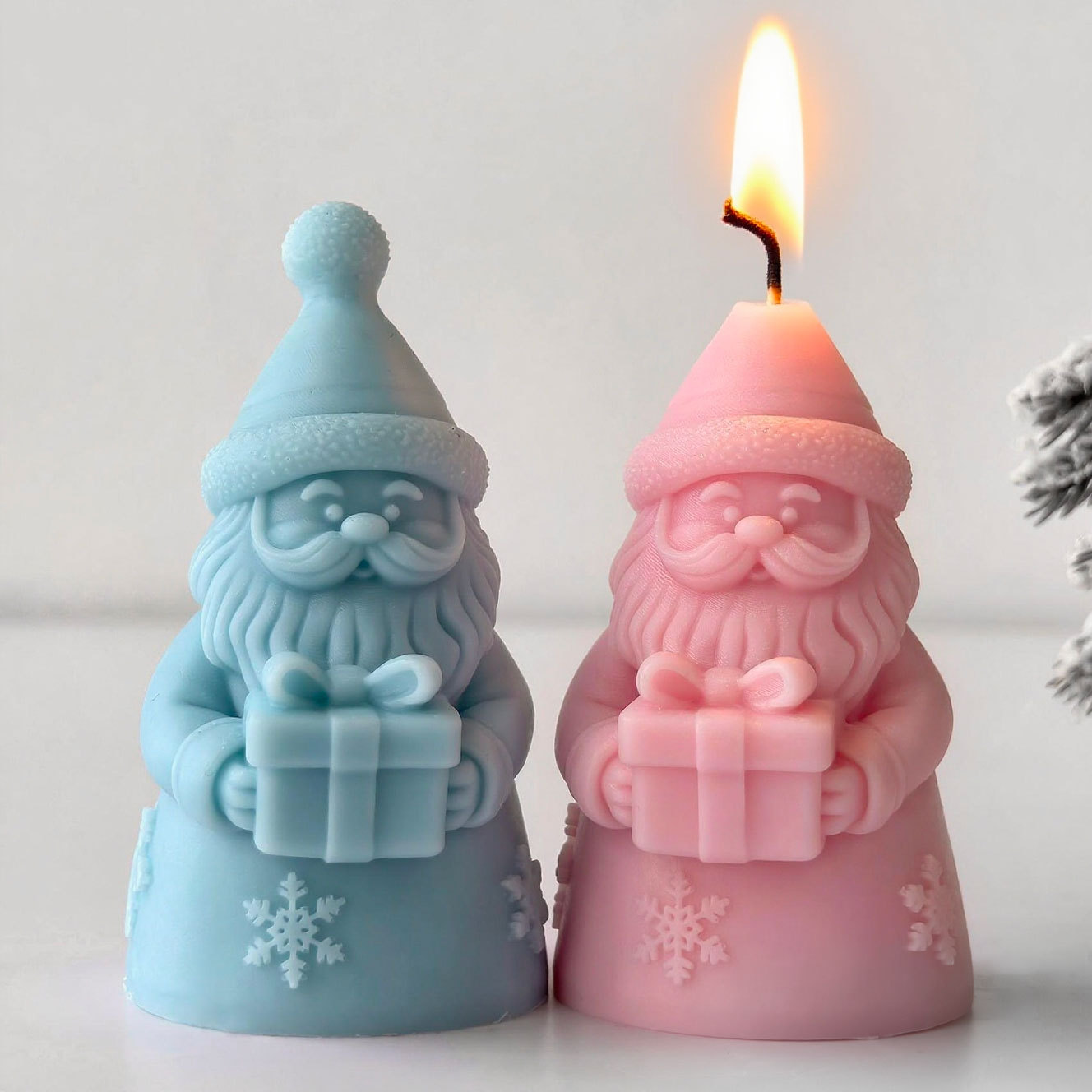 Noel Baba Hediye Kutusu siliko - Candle Supplies Storage incelemesi ve fiyatı