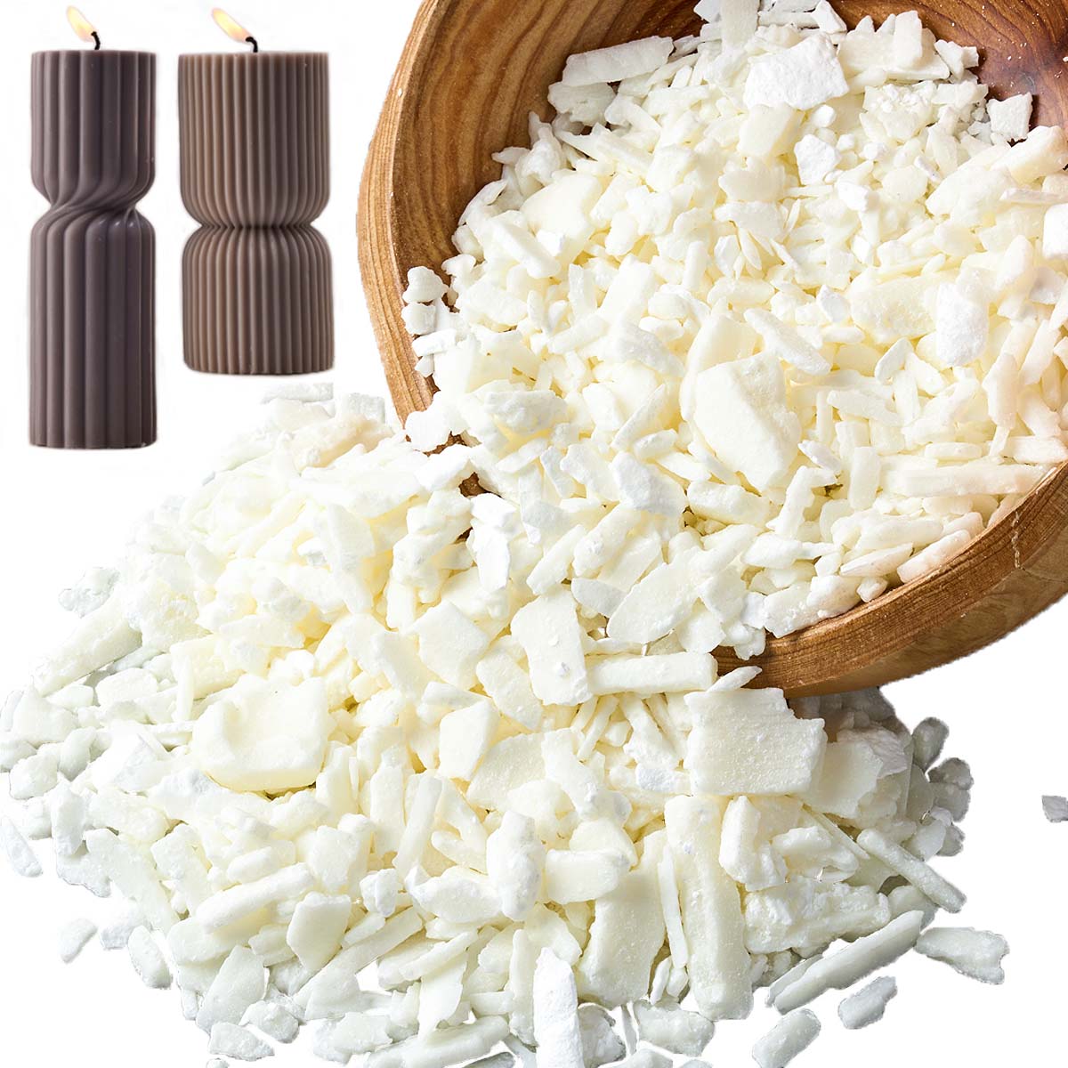 1 Pound Saf Beyaz Soya Balmumu - Candle Supplies Storage incelemesi ve fiyatı