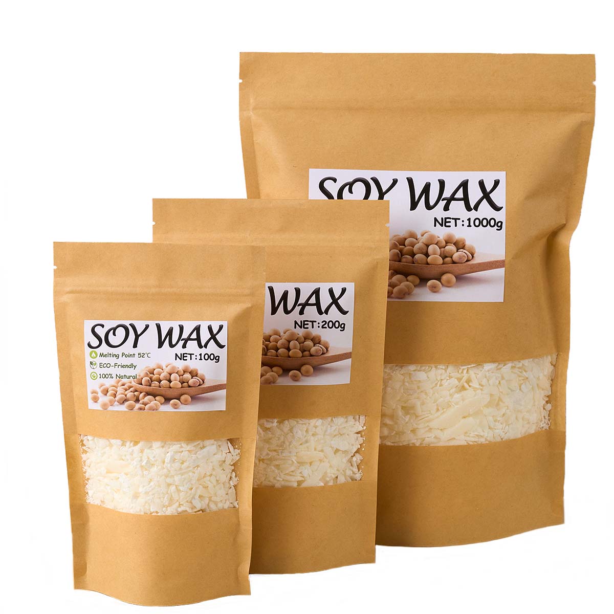 1 Pound Saf Beyaz Soya Balmumu - Candle Supplies Storage incelemesi ve fiyatı