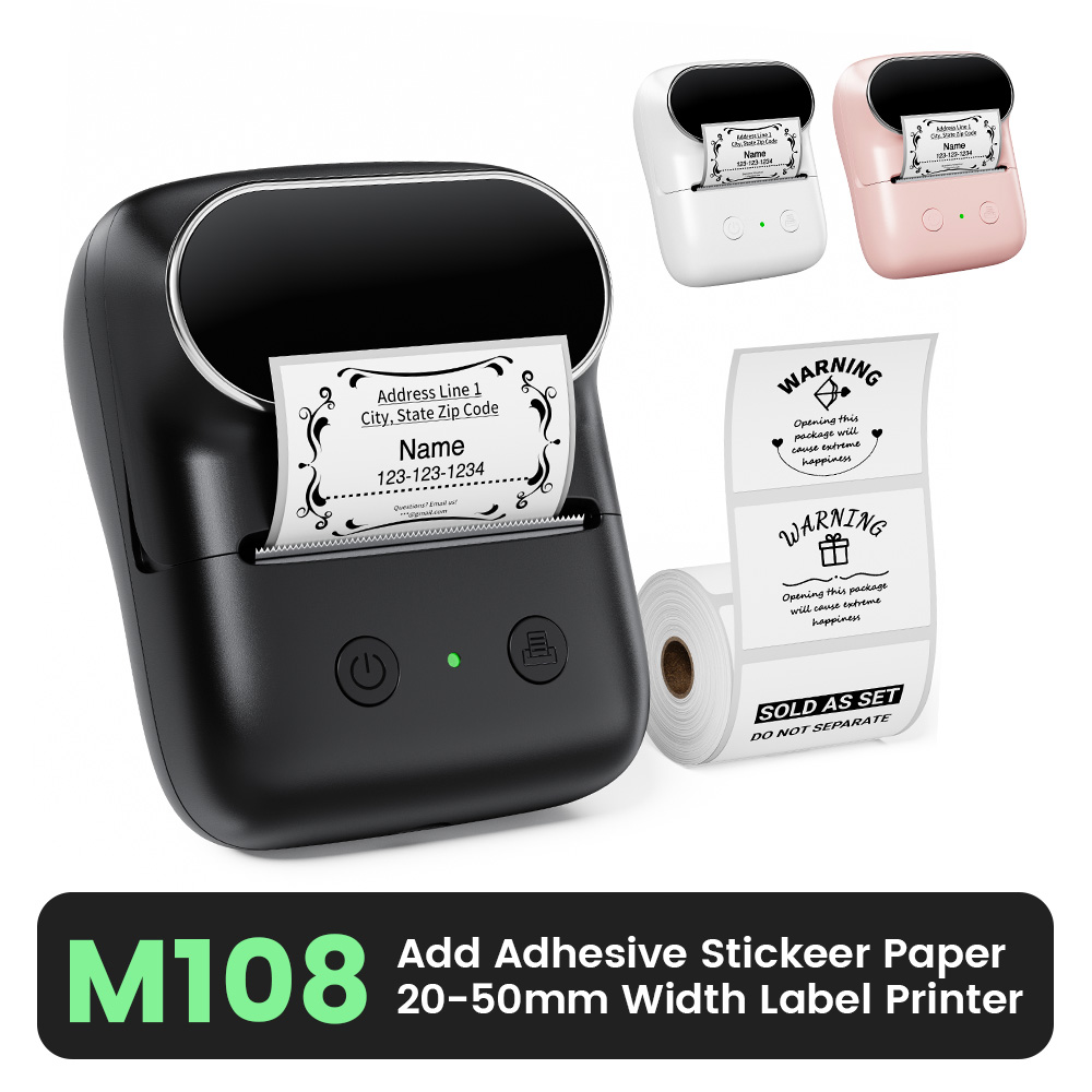 M108 Kablosuz Bluetooth Etiket - Sticker Label Template incelemesi ve fiyatı