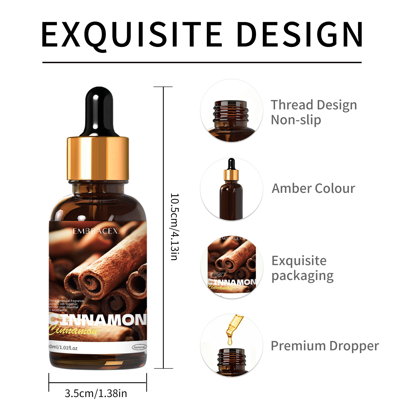 30ml Tarçın Saf Bitki Esansiye - Candle Supplies Essential Oils incelemesi ve fiyatı