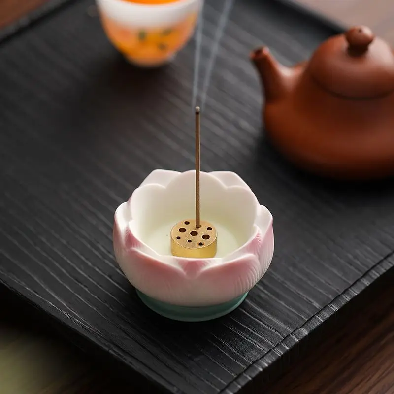 Seramik Lotus Tütsü Yakma Apar - Candle Supplies Essential Oils incelemesi ve fiyatı