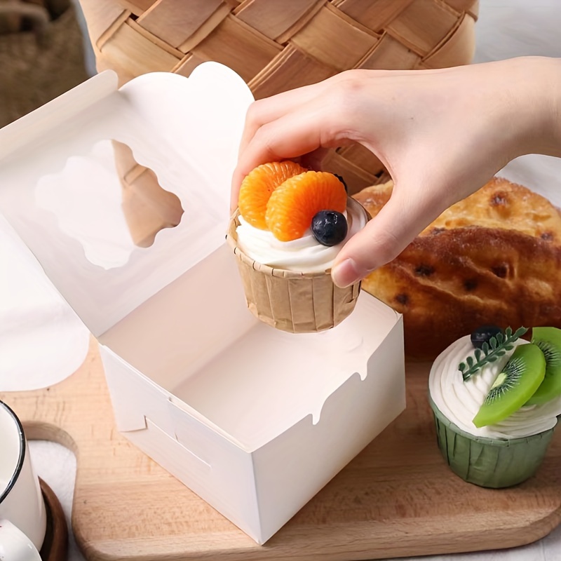 10 adet Kraft kağıt kek şeker  - Kraft Paper Box incelemesi ve fiyatı