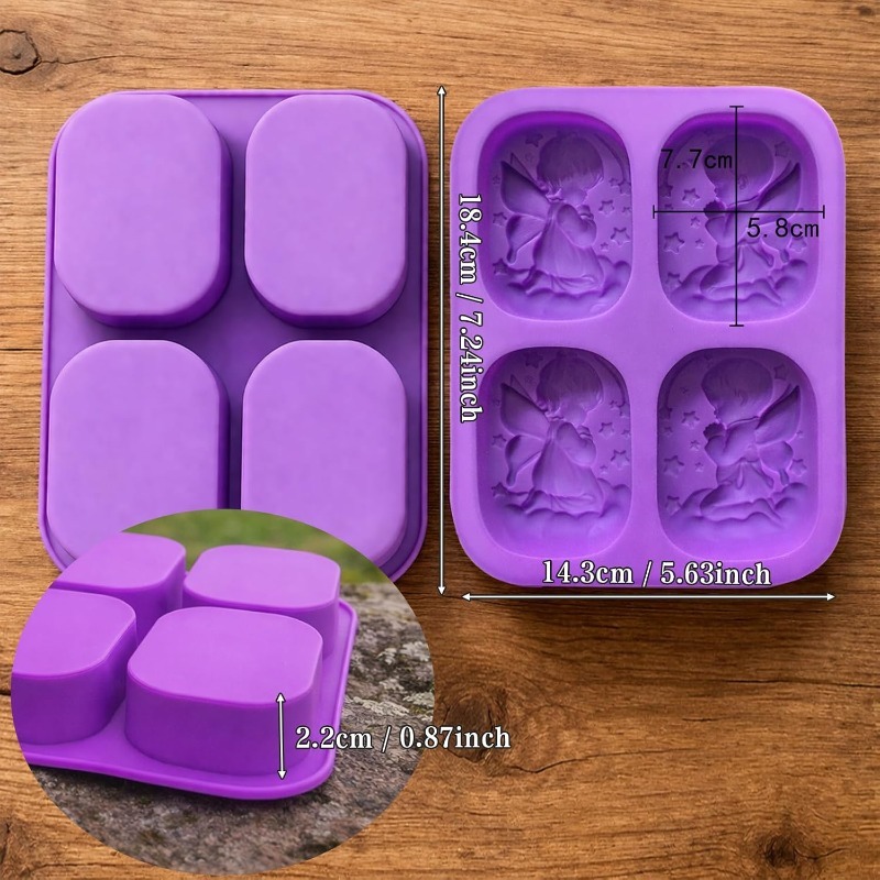 Melek silikon kalıp sabun yapı - Candle Supplies Storage incelemesi ve fiyatı