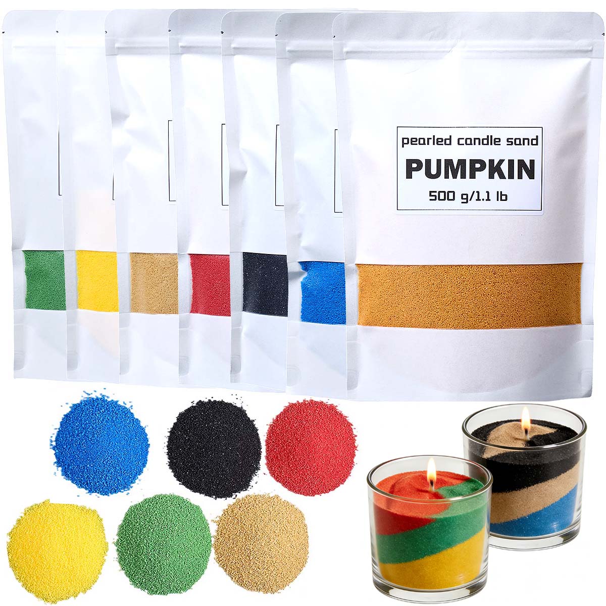 500g Renkli Granül İnci Balmum - Candle Supplies Bulk incelemesi ve fiyatı